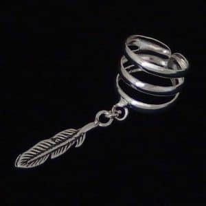 Sterling silver ear cuff