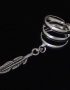 Sterling silver ear cuff