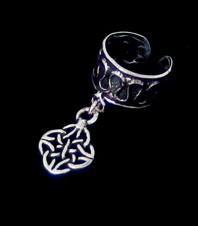 Sterling silver ear cuff