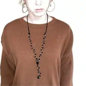 Evening bead necklace