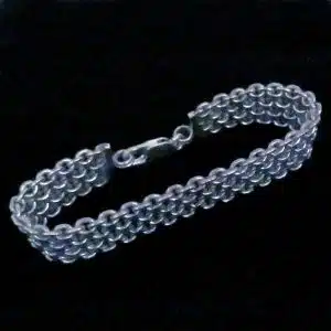 Sterling silver chunky chain bracelet