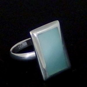 Sterling silver shell ring