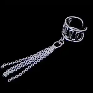Ear Cuff Earring with Chains