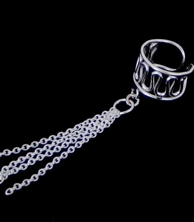 Ear Cuff Earring with Chains