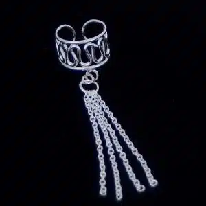 Ear Cuff Earring with Chains