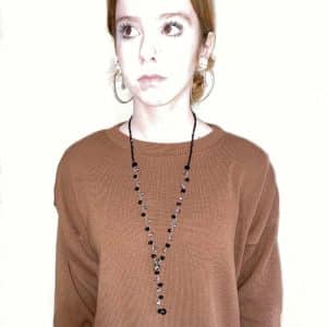 Evening bead necklace