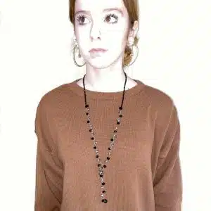 Evening bead necklace