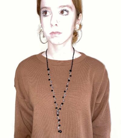 Evening bead necklace