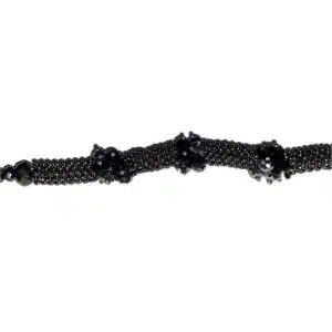Beaded choker necklace