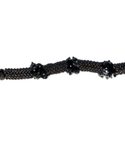 Beaded choker necklace