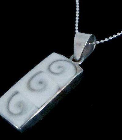 Eye of Shiva silver necklace