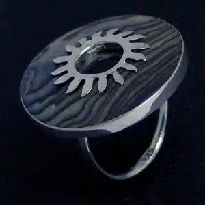 Sterling Silver Abalone ring