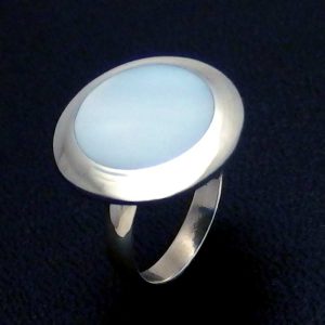 Sterling silver shell ring
