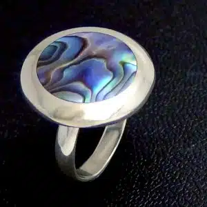 Sterling silver shell ring
