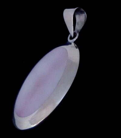 Large Silver Shell Necklace