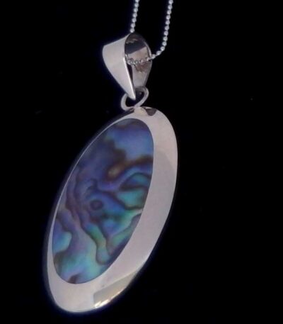 Large Silver Shell Necklace