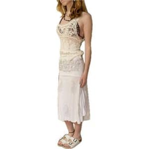 Women knee length skirt