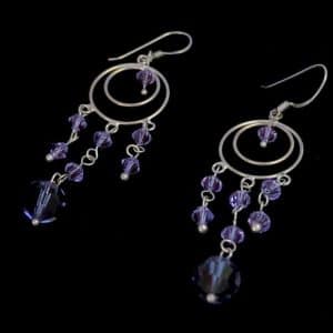 Long beaded Boho earrings