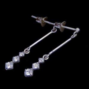Dainty CZ earring studs