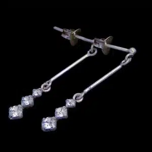Dainty CZ earring studs