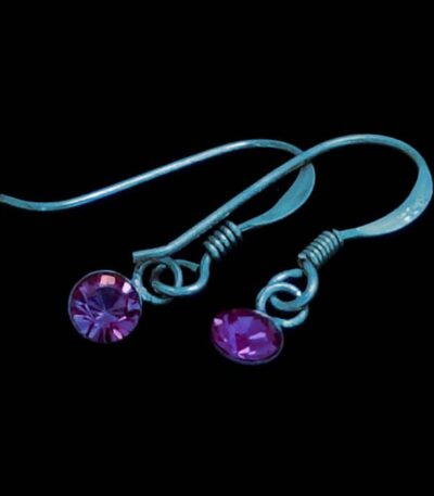 Minimalistic Rhinestone Earrings