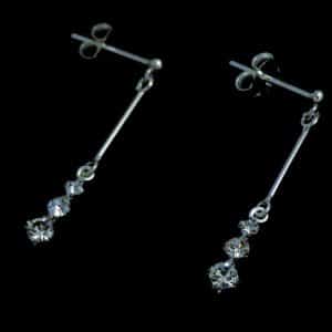 Dainty CZ earring studs