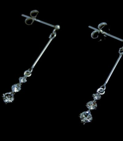 Dainty CZ earring studs