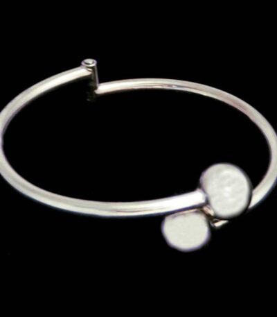 Sterling Silver ball end bangle