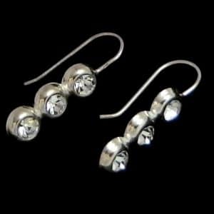 Minimalistic Rhinestone Earrings