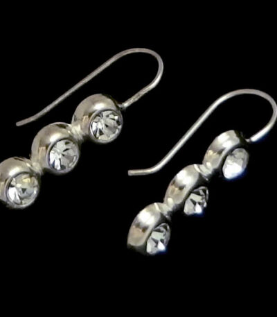 Minimalistic Rhinestone Earrings