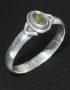 Simple Real peridot Ring