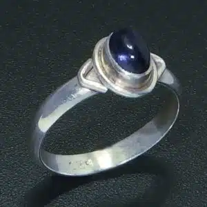 Simple Real Amethyst Ring