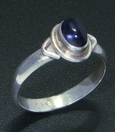 Simple Real Amethyst Ring