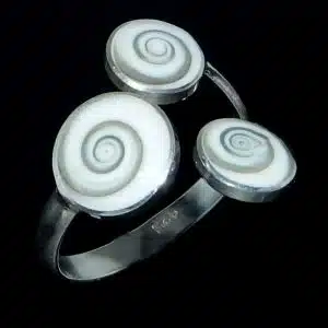 Sterling silver Shiva Eye ring
