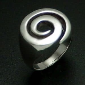 Sterling silver Spiral Ring NZ