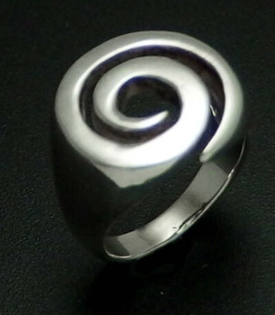 Sterling silver Spiral Ring NZ