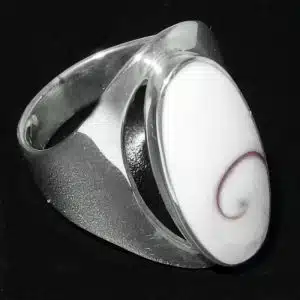 Long finger Shiva Silver Ring