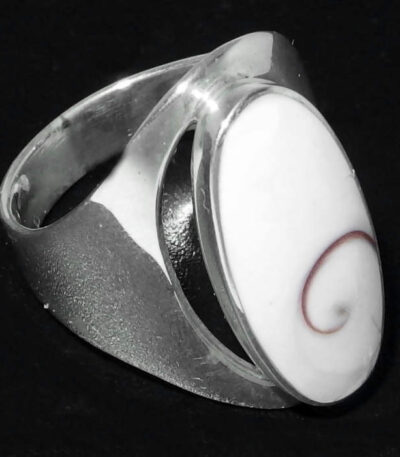 Long finger Shiva Silver Ring