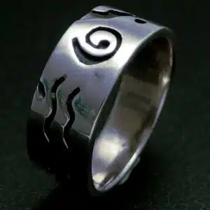 Sterling silver spiral Ring NZ