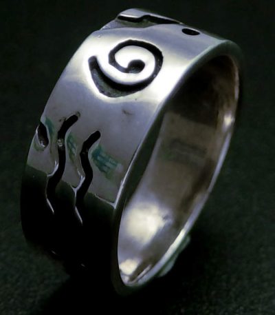 Sterling silver spiral Ring NZ