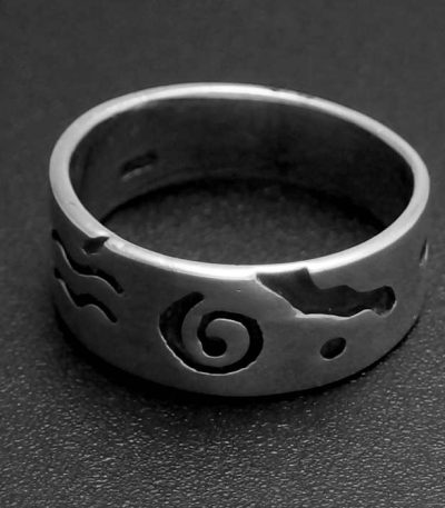 Sterling silver spiral Ring NZ