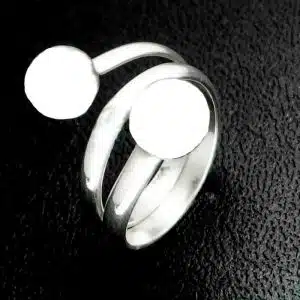 Silver Balls Chunky ring NZ