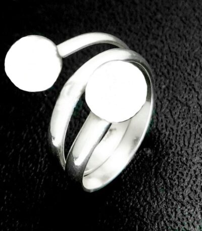 Silver Balls Chunky ring NZ