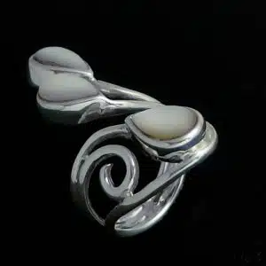 silver long finger ring NZ