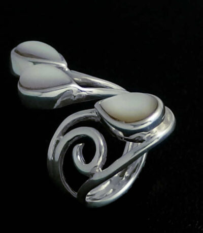 silver long finger ring NZ