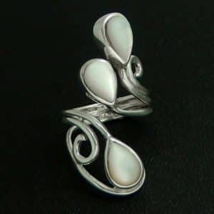 silver long finger ring NZ