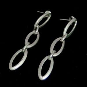 Sterling silver drop earrings