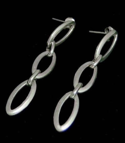 Sterling silver drop earrings