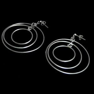 Bold entwined Hoop earrings