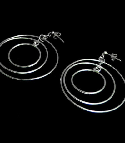 Bold entwined Hoop earrings